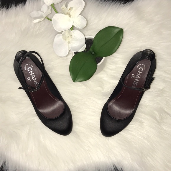 Chanel Disco Mirror satin heels - Picture 4 of 10